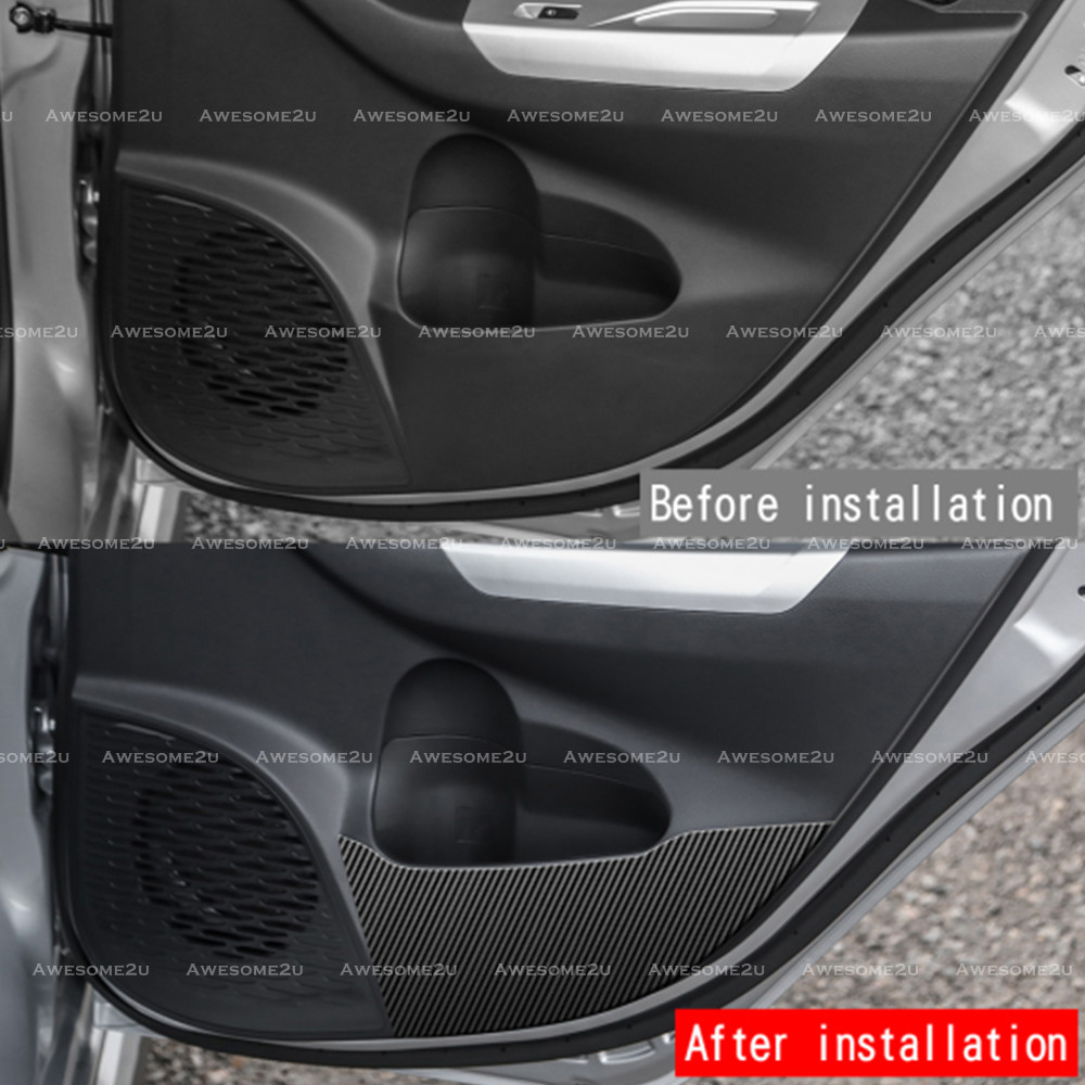 Awesome2u Perodua Bezza 2016-2024 Carbon Fiber PU Leather Door Trim ...