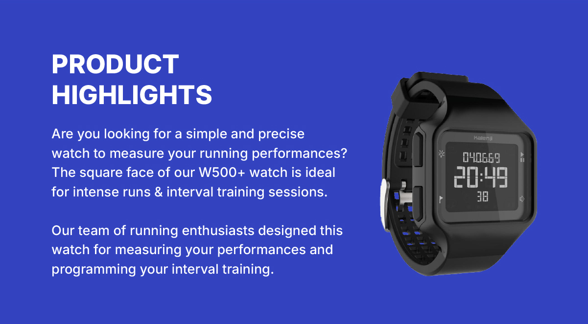 Swip W700xc Watch Decathlon Kalenji Running Stopwatch Men