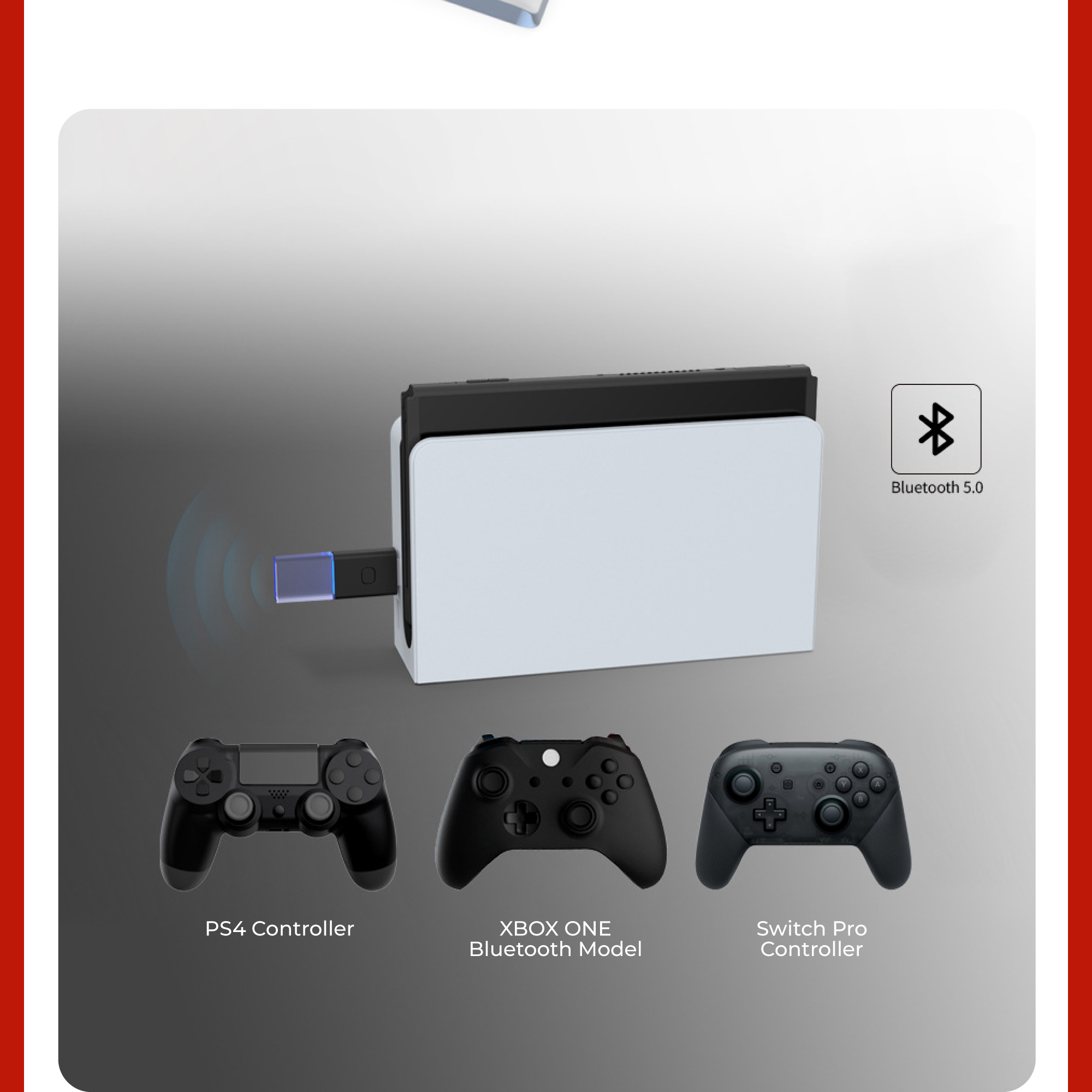 DOBE Bluetooth Controller Receiver Wireless USB Adapter PS4 PS5