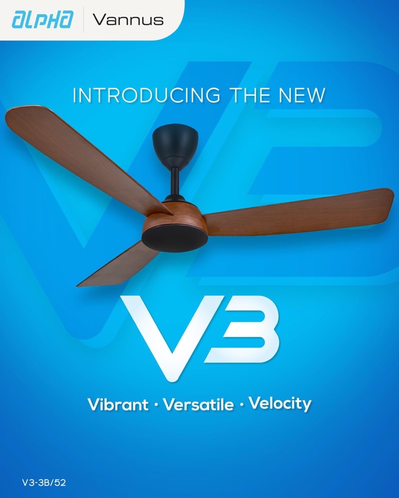 Alpha VANNUS V3 DC Ceiling Fan 28 40 46 52 Inch LED Fan Remote Control ...