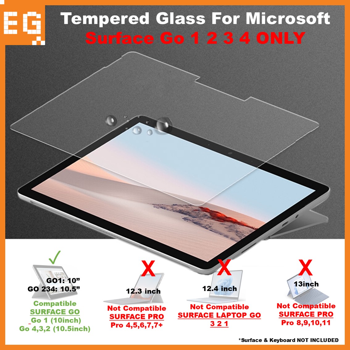 Microsoft Surface Pro 11 10 9 8 7 7 Plus 6 5 4 Premium Smart Cover ...