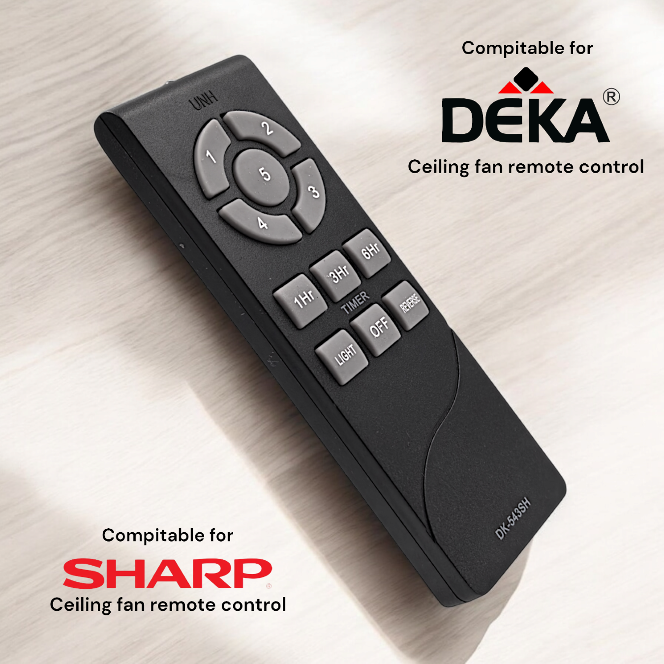 **High Quality** Compatible For DEKA SHARP SBE Ceiling Fan Remote ...
