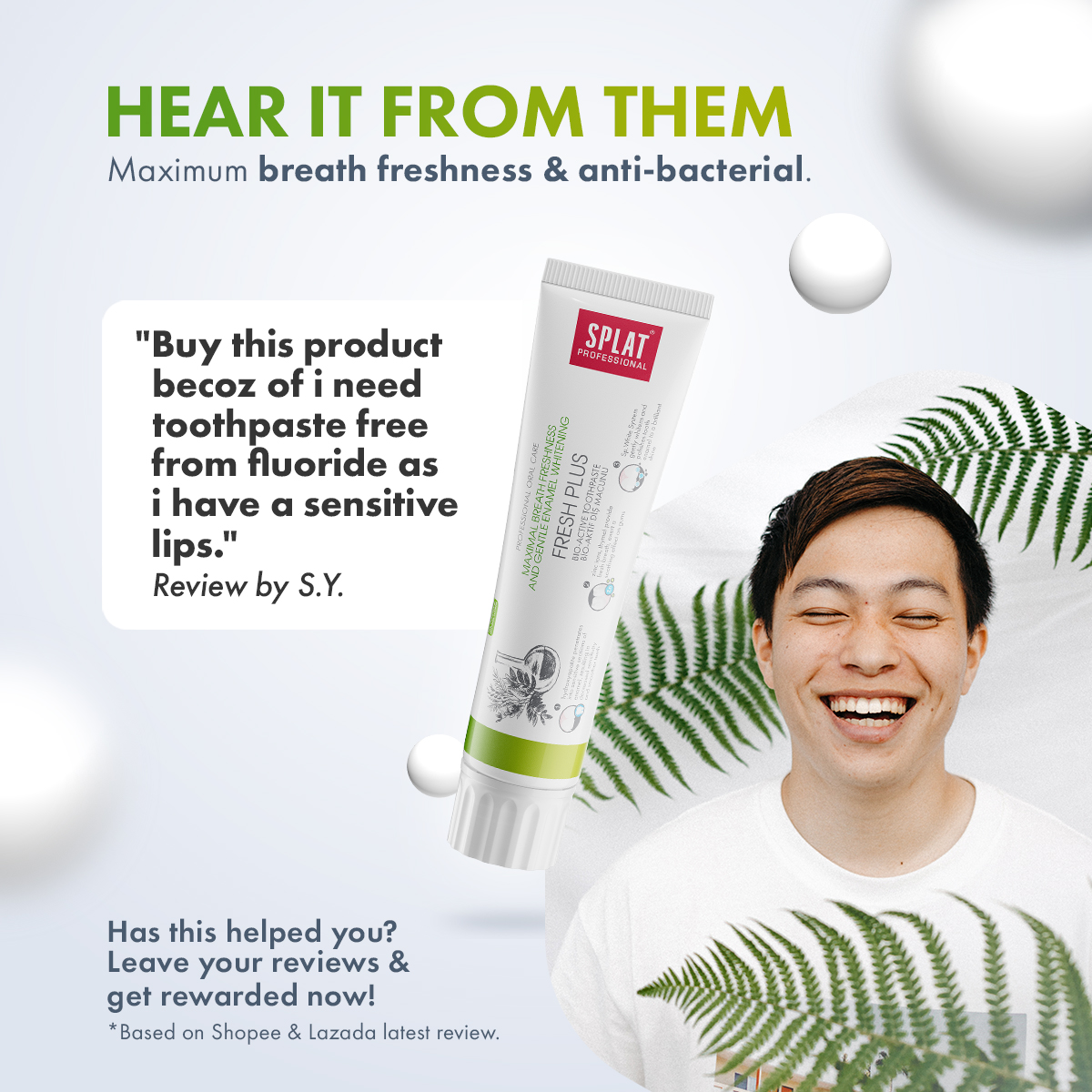 SPLAT Professional Series Fresh Plus Toothpaste 100ml | Shopee Malaysia