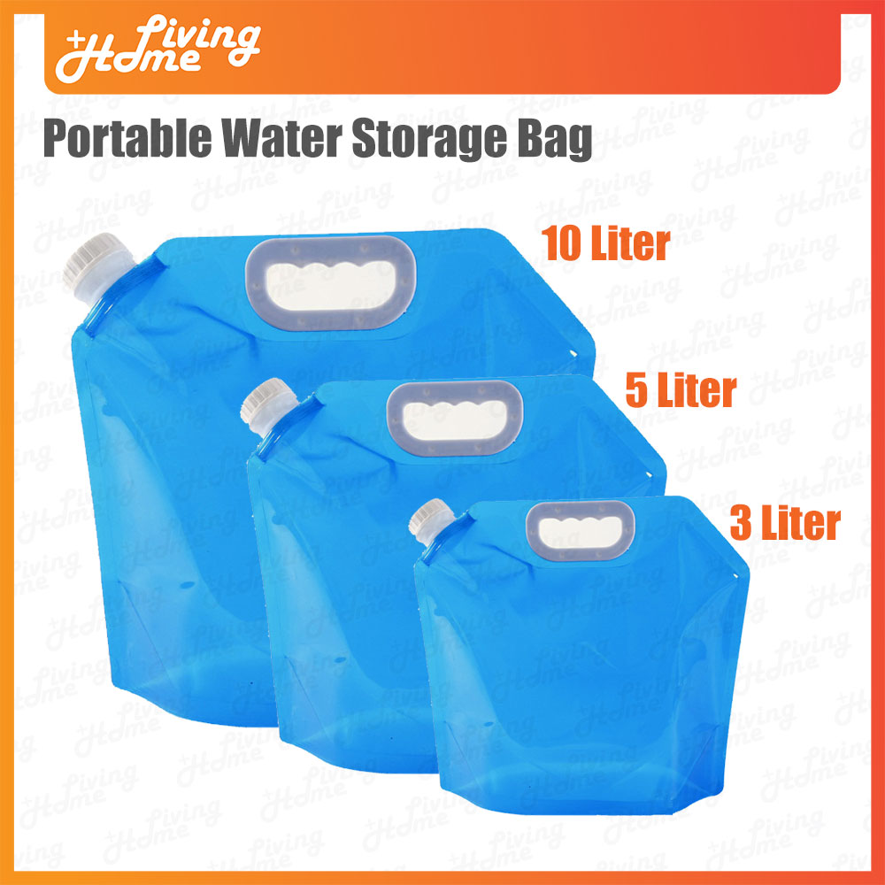Outdoor Portable Foldable Water Storage Bag Water Beg Air Camping ...