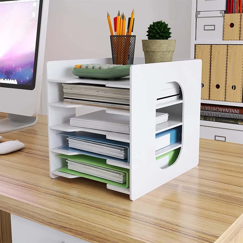𝐍𝐄𝐀𝐓 𝐎𝐑𝐃𝐄𝐑 5/7 Layers Multipurpose A4 Paper Rack Document Tray Table ...