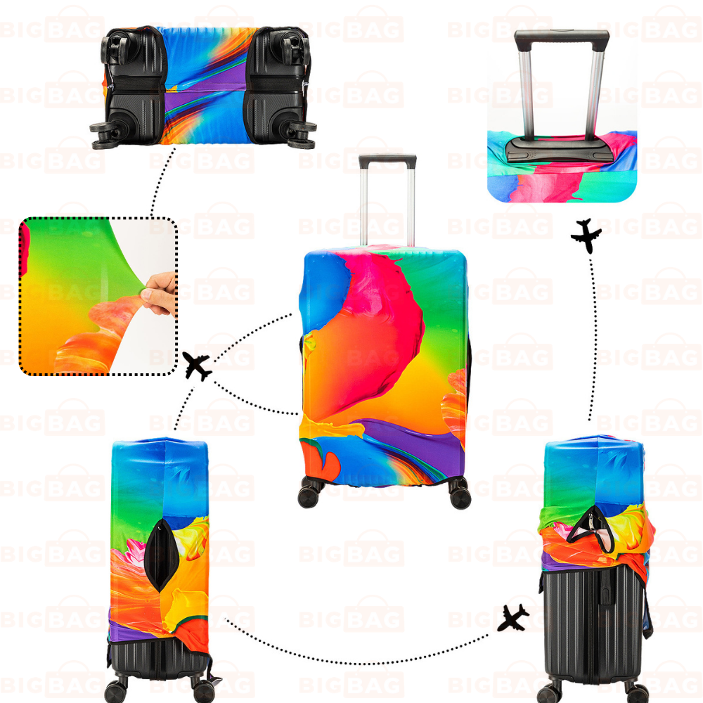 Sarung Luggage Cover Luggage Cover Protector Laugage Cover Luggage ...