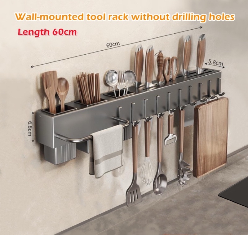 Tradlux Carbon Steel Knife Holder Knife Rack Spoon RAck Spoon Holder ...