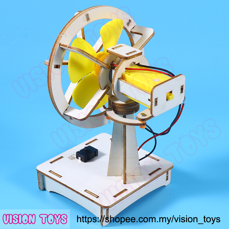 Kipas Elektik Electric Fan 电动摇头风扇 Science Engineering Education Toys ...