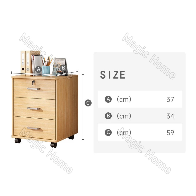 Magic Home-Bedside Cabinet With Lock Mini Modern Simple Storage Bedroom ...