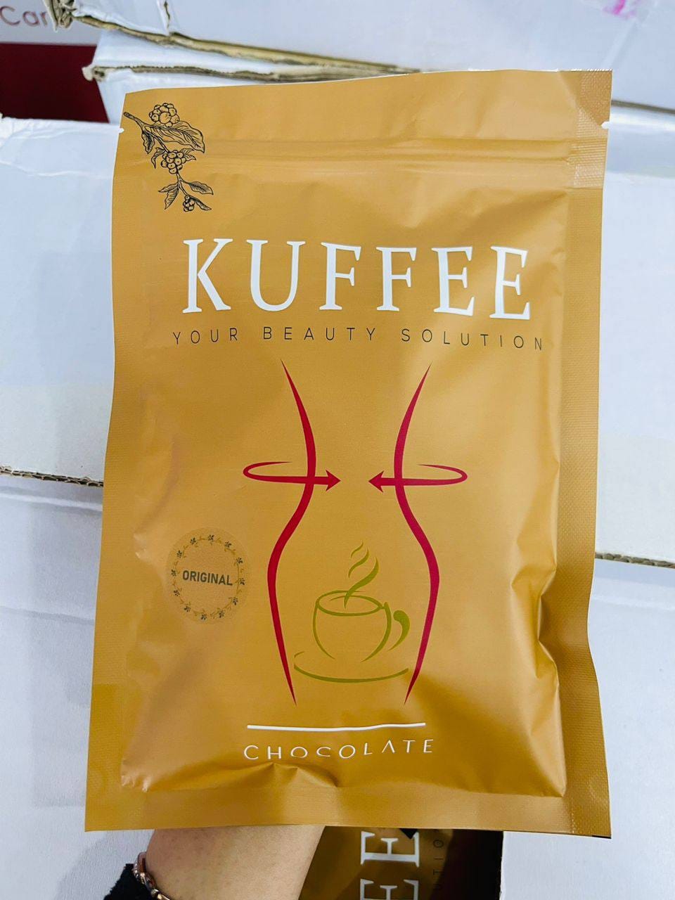 Kuffee Yunie Coklat ( Latte ) - 1 pek 4 Sachet Dan Loose 2 Sachet ...
