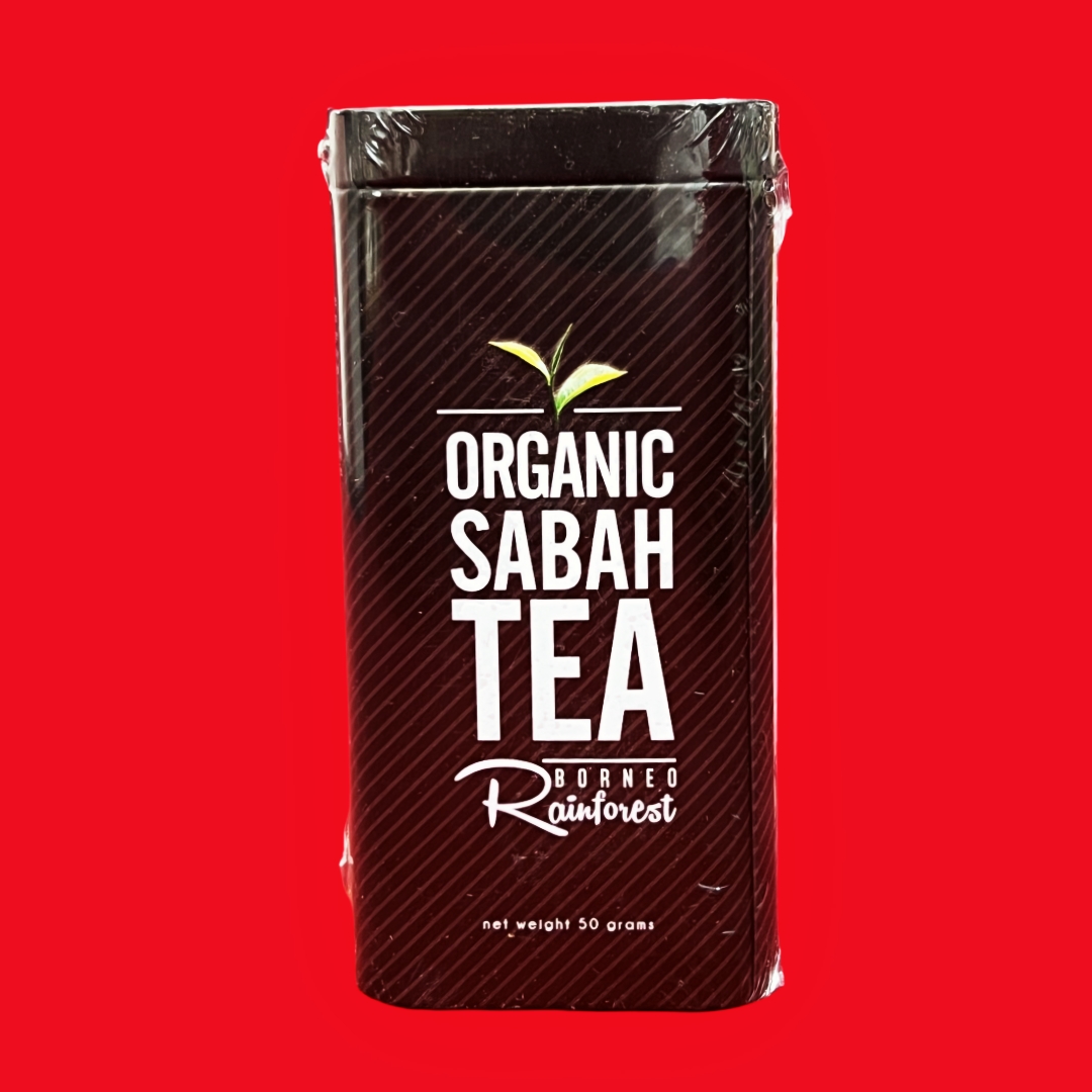 SABAH TEA Borneo Exotic Tin Can Organic Sabah Tea Geranium Pandan ...