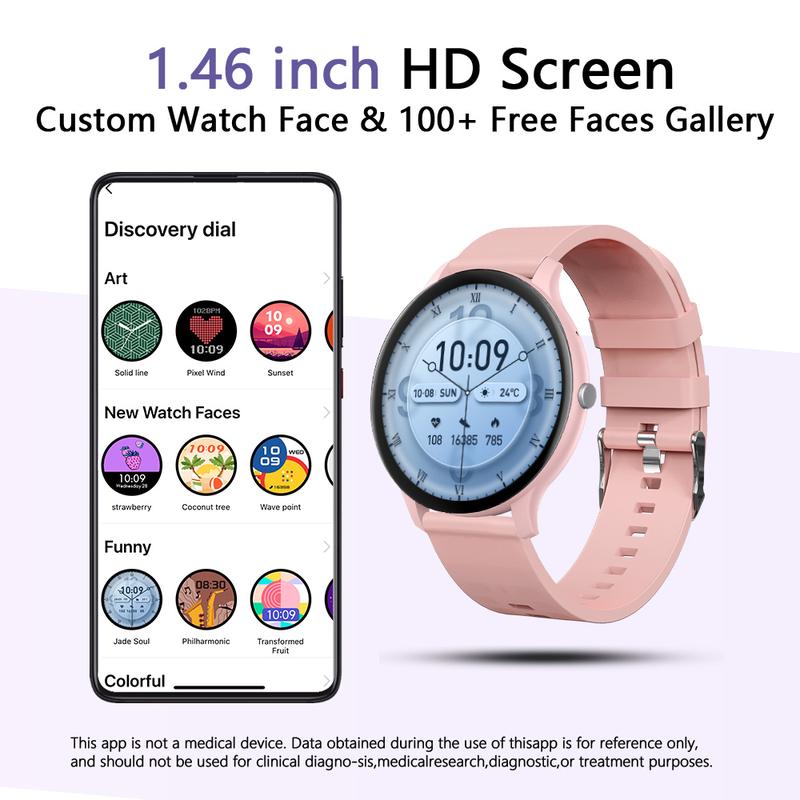 Smart Watch Ip68 Bluetooth Call fitness tracker Custom Watch Face 150 ...