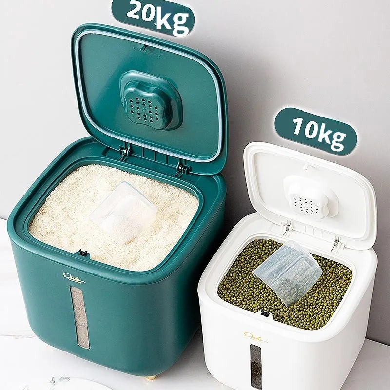 Rice Storage Box 5/10/15KG rice dispenser rice container bekas beras 米桶 ...