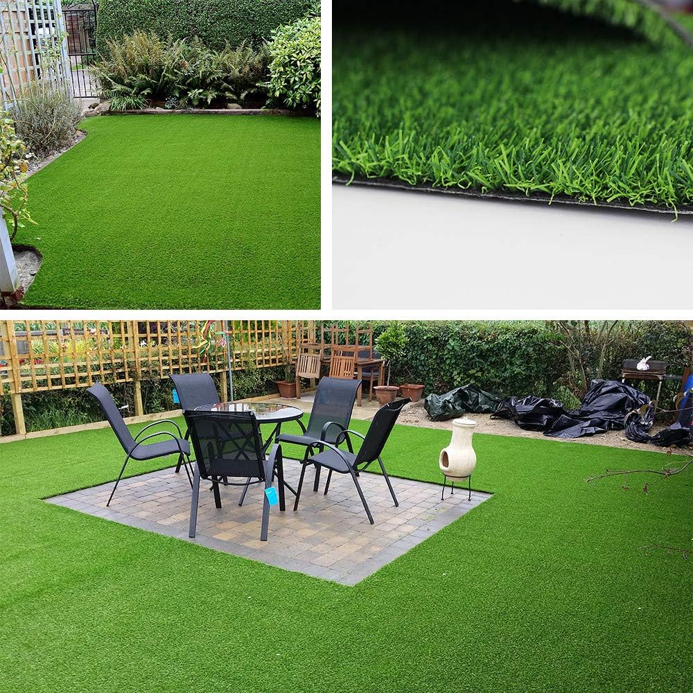 1m/2m lebar Koridor Gardening UV Rumput Palsu Tiruan Karpet Outdoor ...