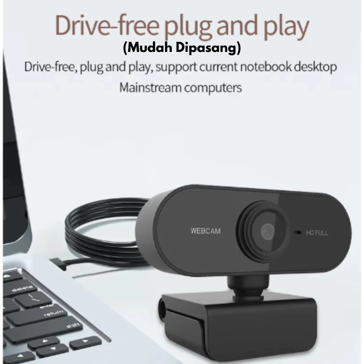 Webcam HD 720P Con Microfono Integrato E Rotazione 360° – Plug & Play Per Meeting E Streaming!