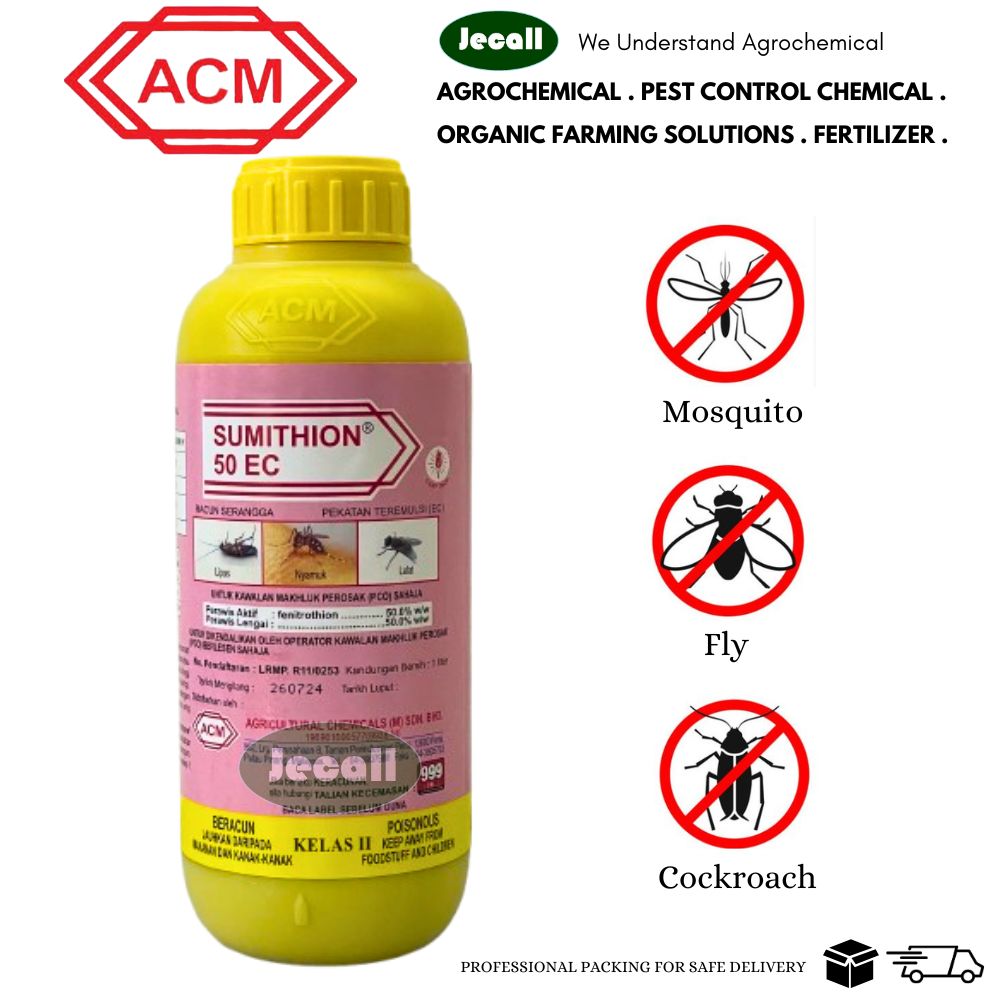 ACM Sumithion® 50EC 1 Liter / Fenitrothion 50% / Nyamuk Dengue / Lalat ...
