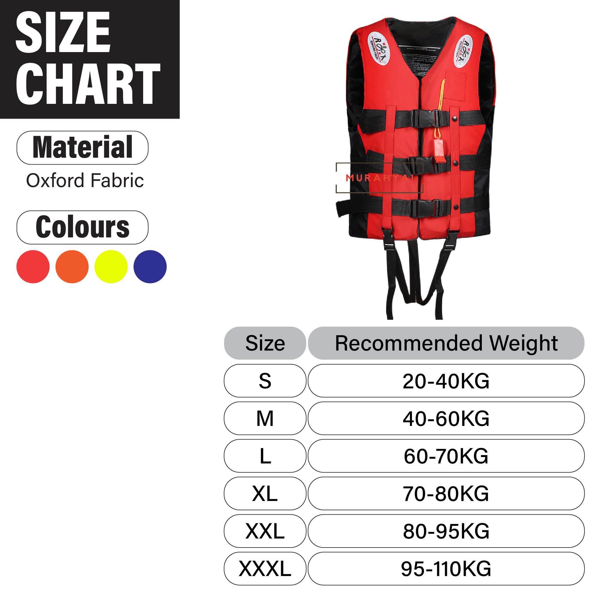 Life Jacket Vest Kids Adults Marine Safety Life Jacket For Outdoor ...