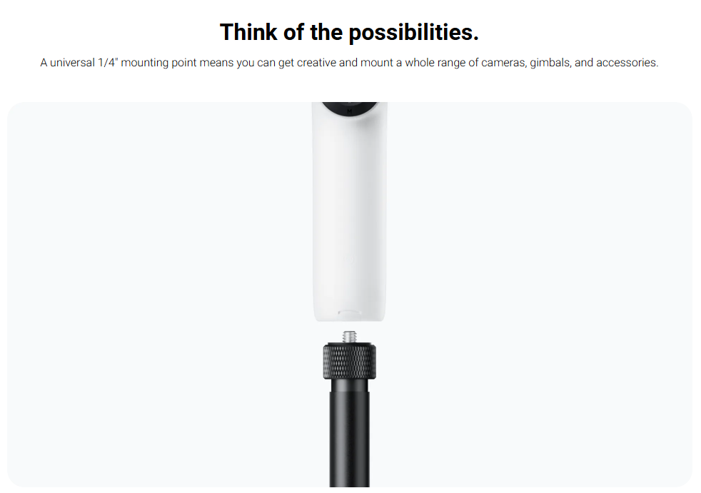 Insta360 Throwpod, 2-in-1 Tripod Selfie Stick, Auto-Unfolding Legs - View #10