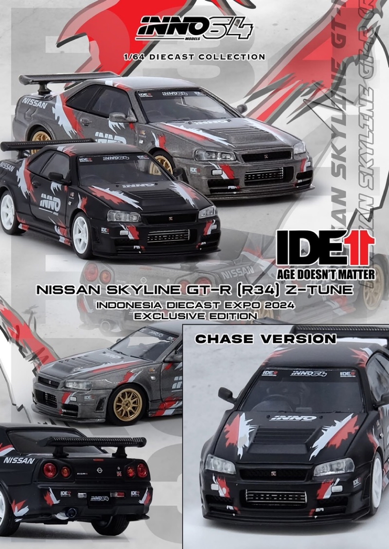 INNO64 イノモデルR34 IDE 2024限定らチェイス2セット INNO64 イノモデルR34 IDE 2024限定らチェイス2セット INNO64 1:64