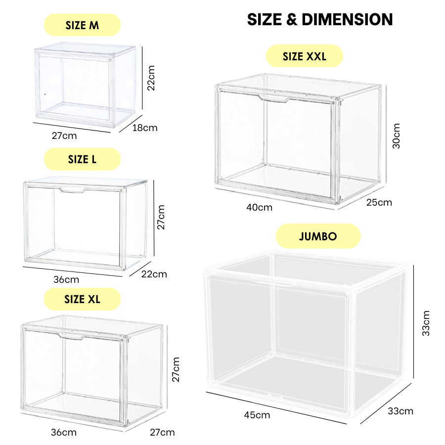 Full Transparent Acrylic Display Box Storage Box Display Rack Gundam ...