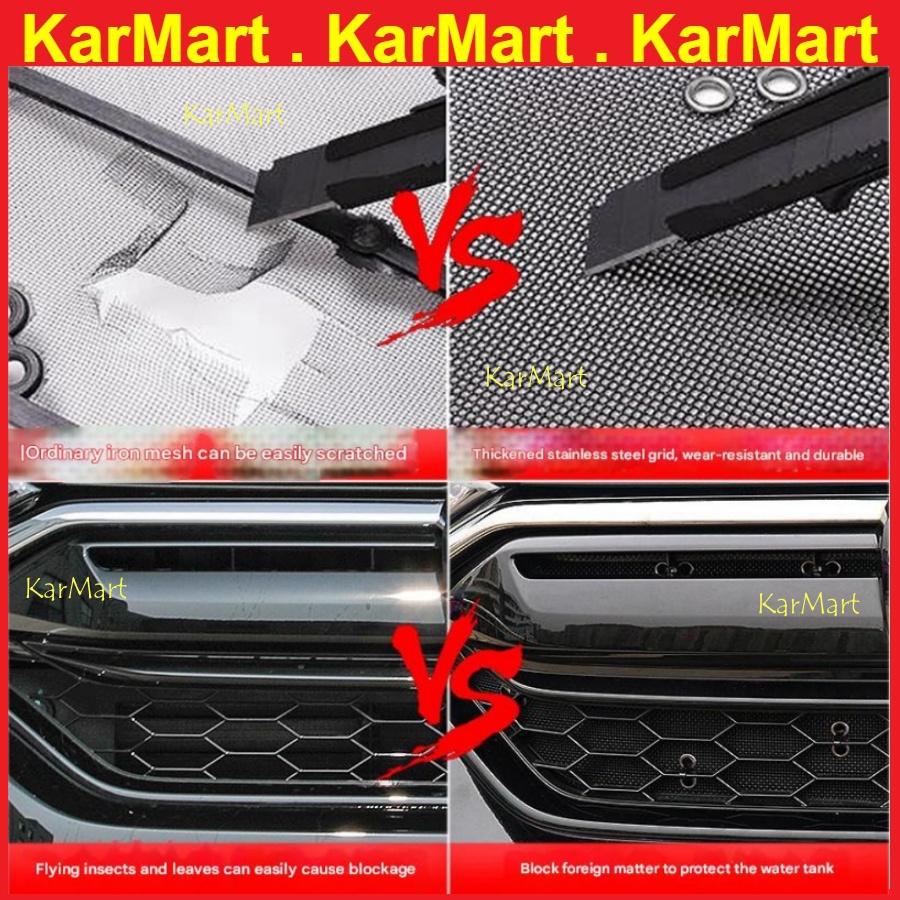 Toyota Cross Body Kit Steel Front Grill Grid Insect Proof Net 4 Pcs/Set ...