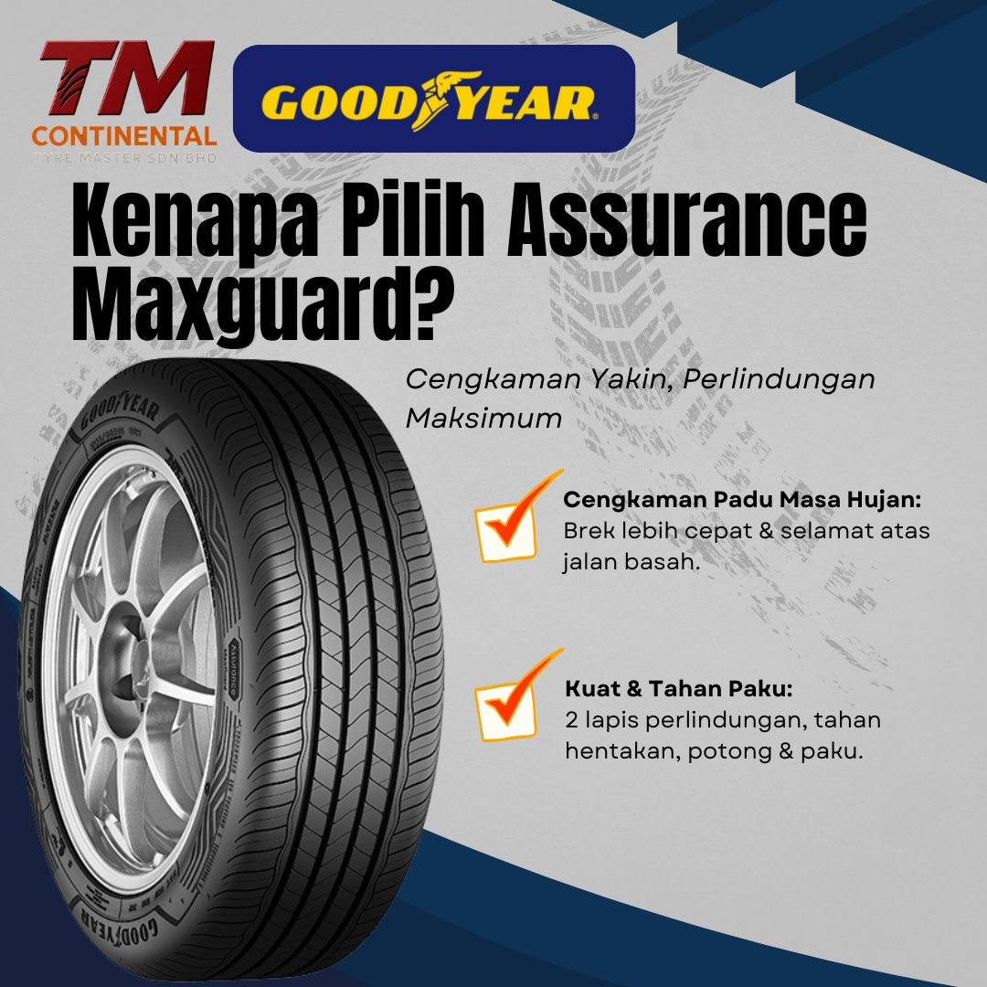 [FREE INSTALLATION] Tayar Goodyear Assurance Maxguard R15. | Shopee ...