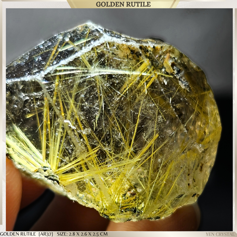 ️GOLDEN RUTILE STAR *PREMIUM QUALITY CRYSTAL* [AP58] MADAGASCAR ...