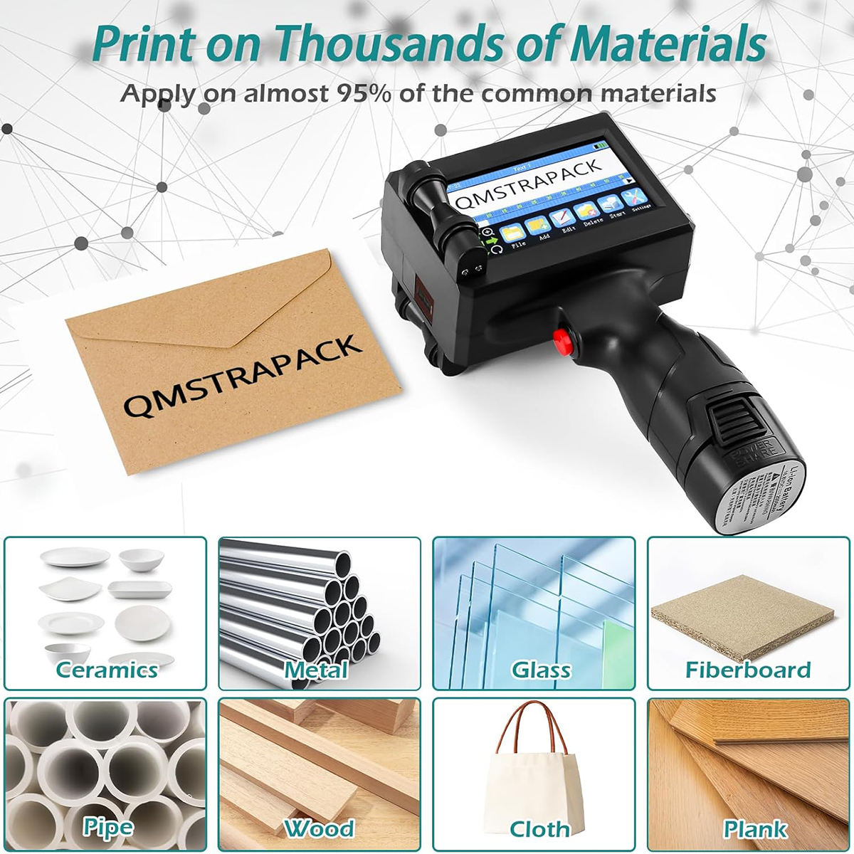 Handheld Inkjet Printer Portable Code Label Logo Maker Expired Expiry ...