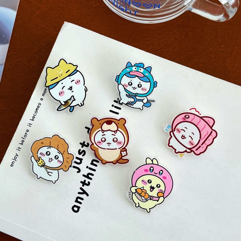 Chiikawa mini brooch pin bag accessories, pin Chiikawa ...
