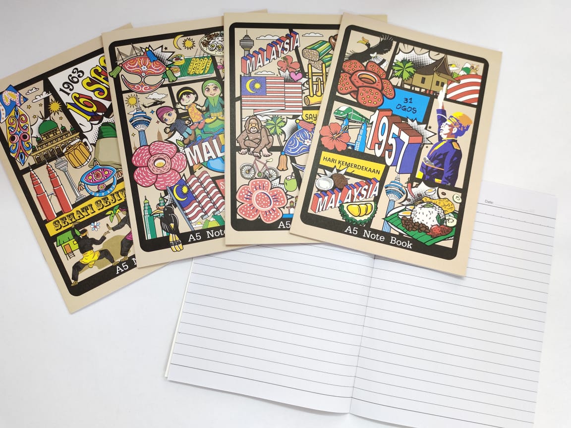 Merdeka Malaysia A5 Note Book Buku Nota A5 Notebook School Stationery ...