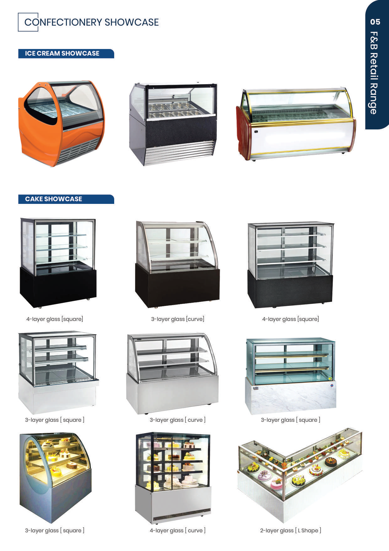 [ SOLID COOL ] CAKE SHOWCASE SQUARE 3FT 4FT 5FT 6FT BLACK MARBLE ...