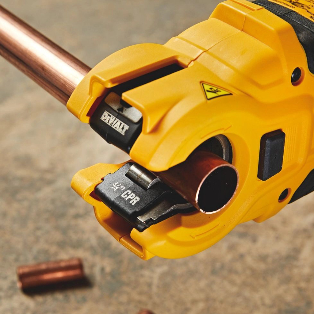 DEWALT DWACPRIR Impact Connect Copper Pipe Cutter, Impact Driver ...