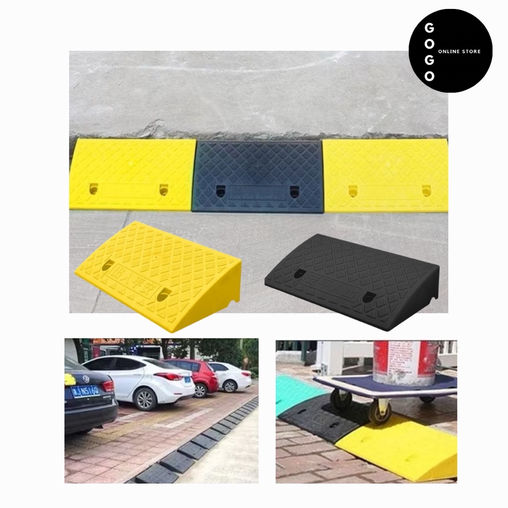Heavy Duty Rubber Road Driveway Curb Ramp Kerb Wheelchair Car Bike ...
