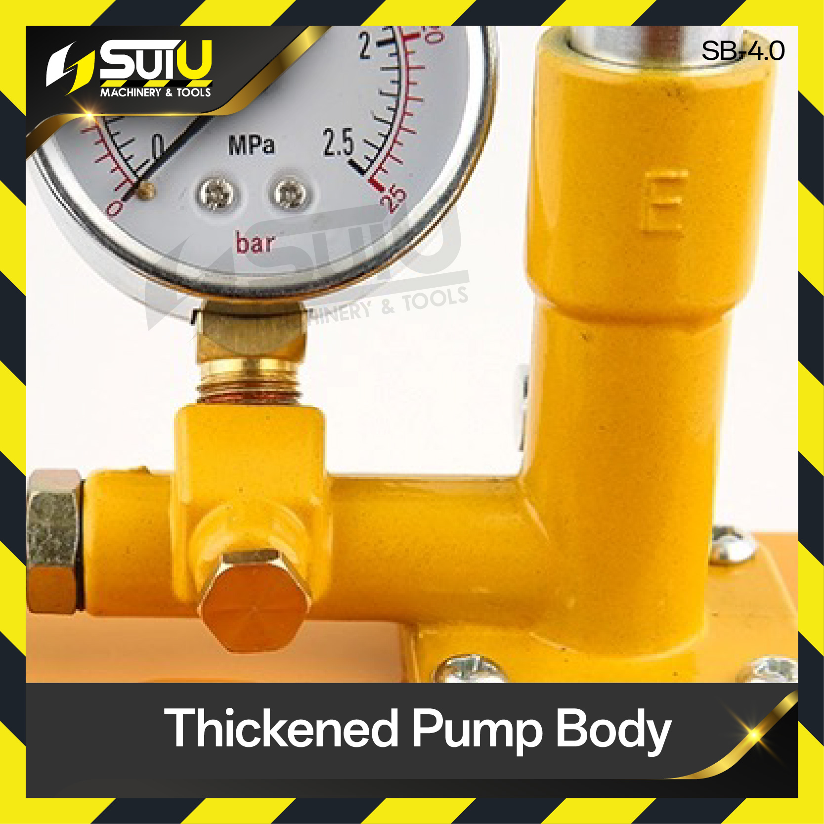SB4.0 / SB-4.0 Pam Uji Tangan Manual / Manual Hand Test Pump (40 Bar ...