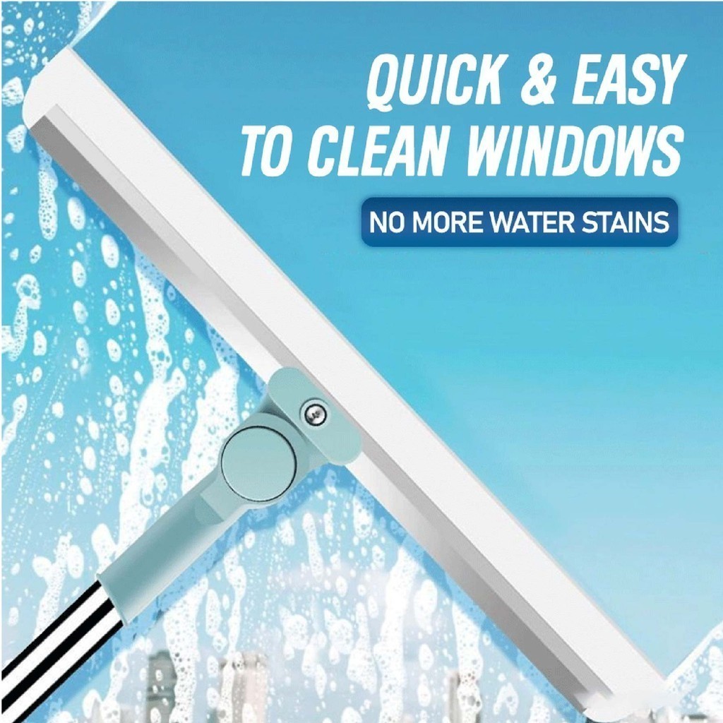 180° Foldable Rotatable Silicone Floor Scraper | 50CM Magic Squeegee ...