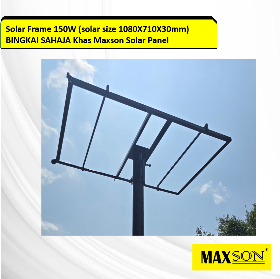 Solar Frame 200W (Size Solar 1170X780X30mm) / Solar Frame 150W (solar ...