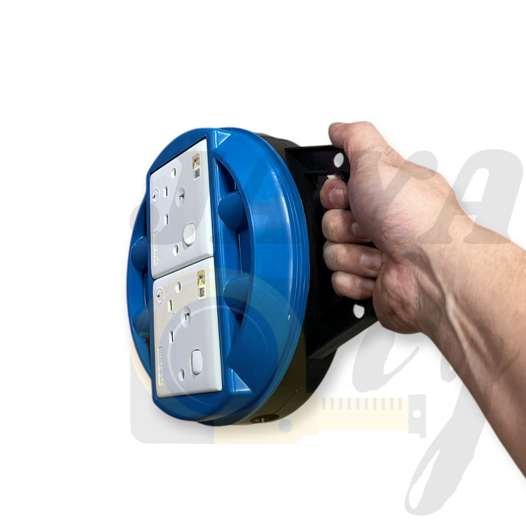 [SIRIM] ROUND Extension Box 5M 7M 10M Cable Reel Portable Trailing ...