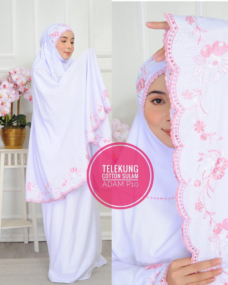 Telekung cotton sulam Telekung murahTelekung vietnam Telekung cotton ...