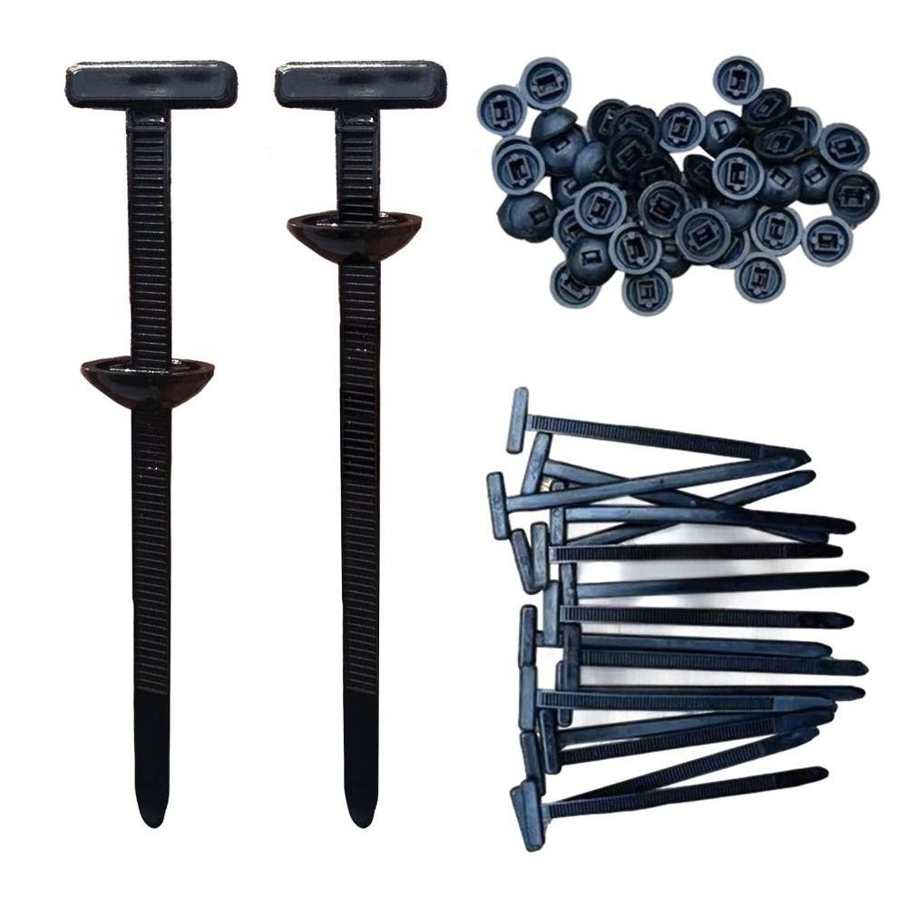Pearl Nylon Universal Cable Tie Buckle, Nylon Buckle Cable Tie Retainer ...