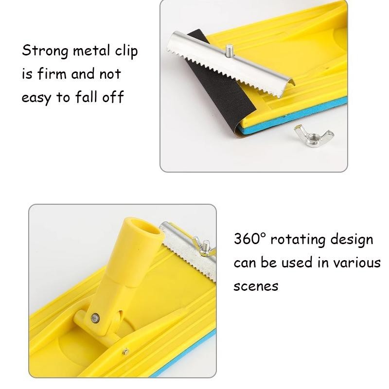 Sandpaper Holder Splint Telescopic Extension Rod for Drywall Sanding ...