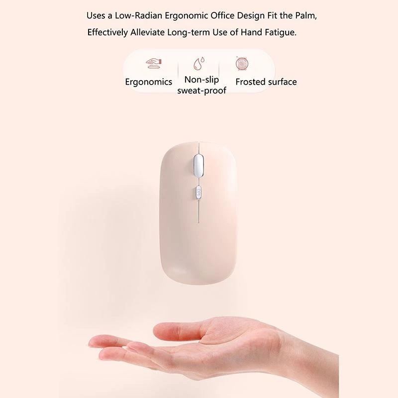 JITE T-06 Wireless Mouse 2.4Ghz Nano USB Receiver Optical Adjustable ...