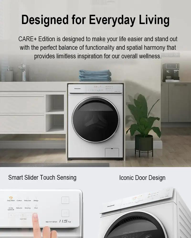 [READY STOCK] Panasonic NAV115FA1WM Front Load Washer 11.5KG Shopee