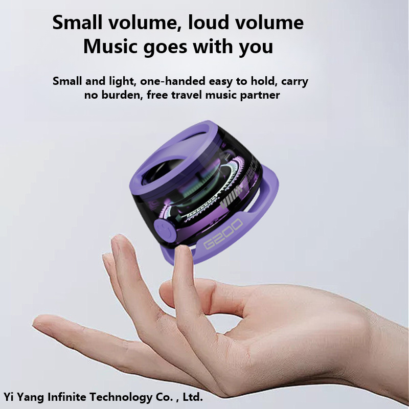 Magnetic portable Bluetooth speaker G200 mini sound box magnetic ...