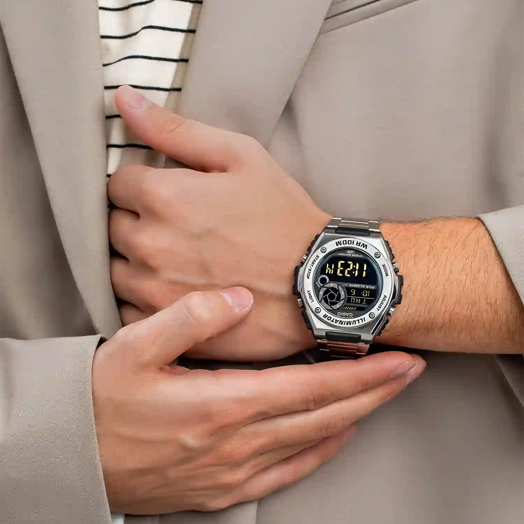 Casio Series Dress Digital Men Watch MWD-100HD | Shopee Malaysia