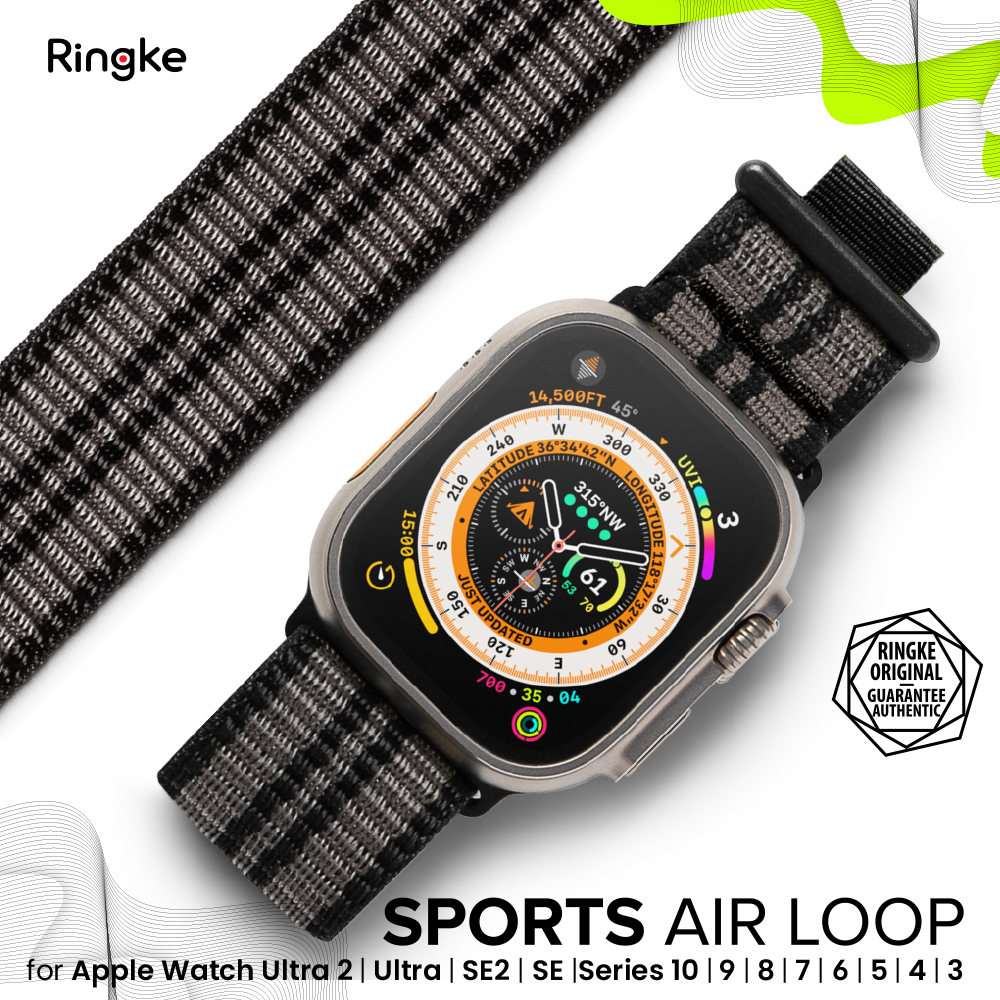 RINGKE® SPORTS AIR LOOP Apple Watch Ultra4/3/2/1/ SE3/SE2/Series 12/11 ...