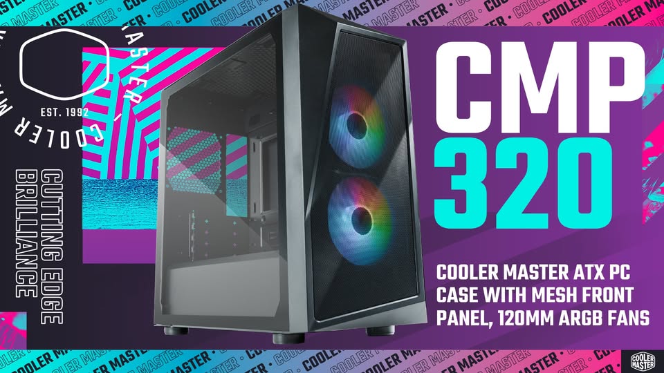 Cooler Master CMP 320 Micro-ATX Mini-Tower Case | Shopee Malaysia