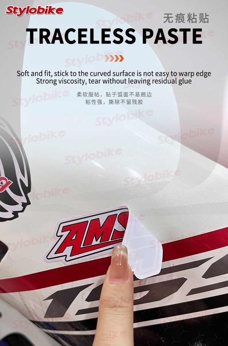 Motorcycle Stickers Motor Body Sticker Ohlins Eflectiver Rainbow ...