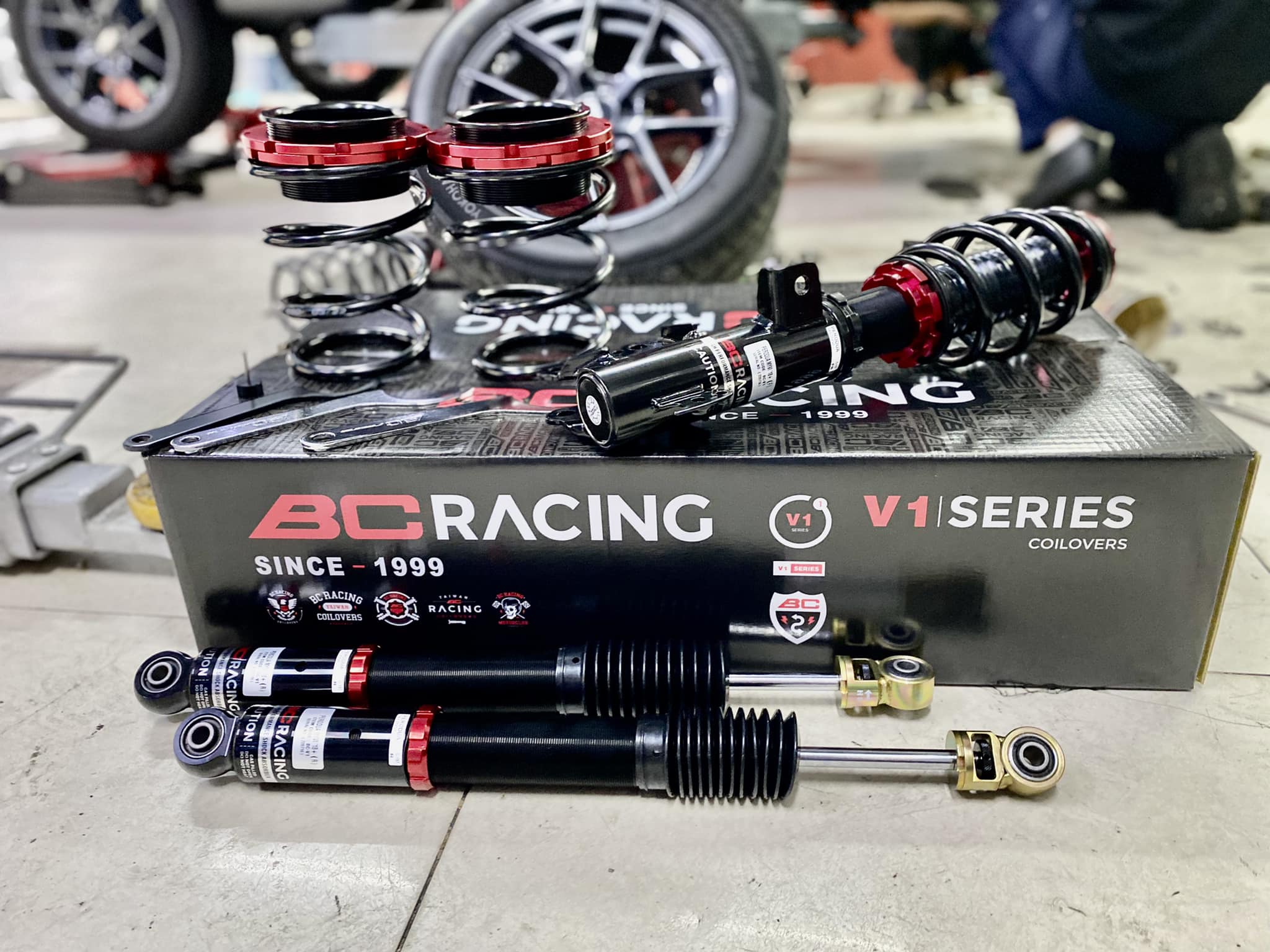 BC Racing V1 Adjustable Suspension / Coilovers for Perodua Myvi Gen3 ...