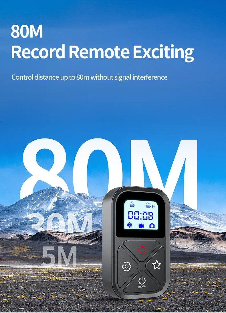 TELESIN GP-RMT-T10 T10 Smart Wireless Remote Control for GoPro 13/12/11 ...