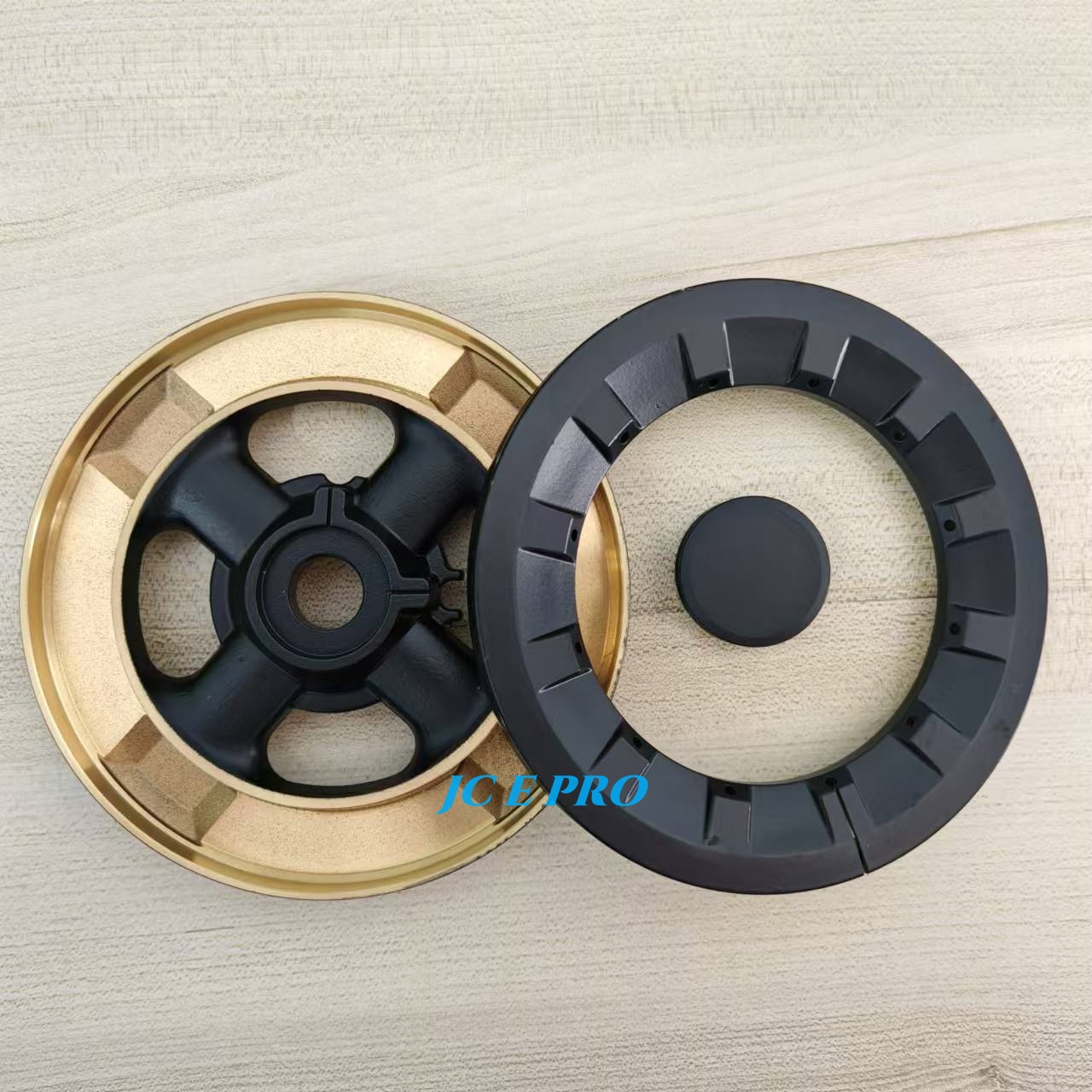 RUBINE Cooker Hob Burner Ring Set 13CM (Burner Ring, Burner Base, Inner ...